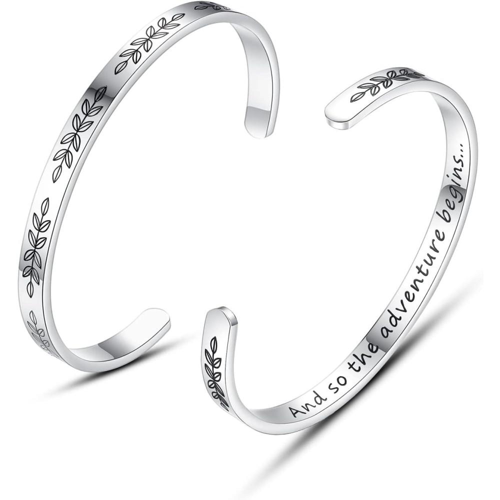 imageTONY ampamp SANDY Cuff Bracelets for Women Teen Girls Best Friend Sister Mom Daughter Granddaughter Easter Birthday Mothers Day Christmas Stocking Stuffers for Teen Girls Women Jewelry1 Graduation gifts And so the adventure begins