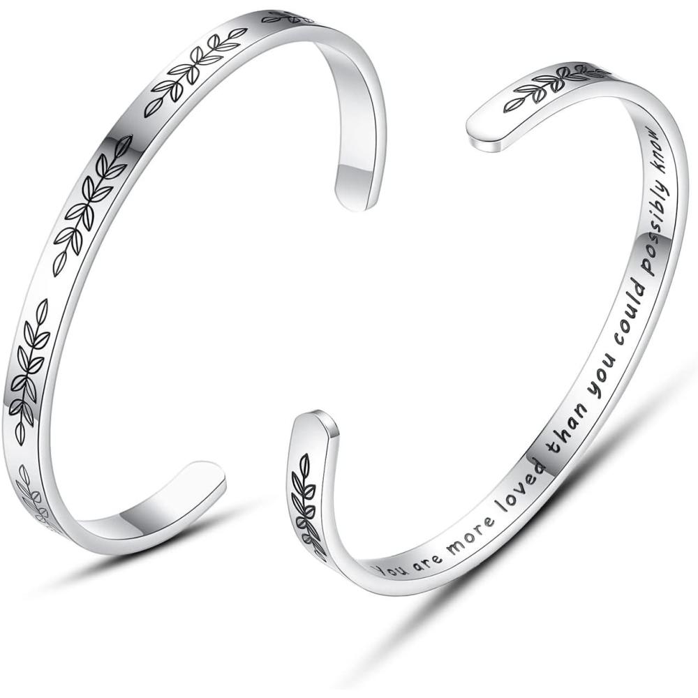 imageTONY ampamp SANDY Cuff Bracelets for Women Teen Girls Best Friend Sister Mom Daughter Granddaughter Easter Birthday Mothers Day Christmas Stocking Stuffers for Teen Girls Women Jewelry1 Daughter Gifts You are more loved than you could possibly know