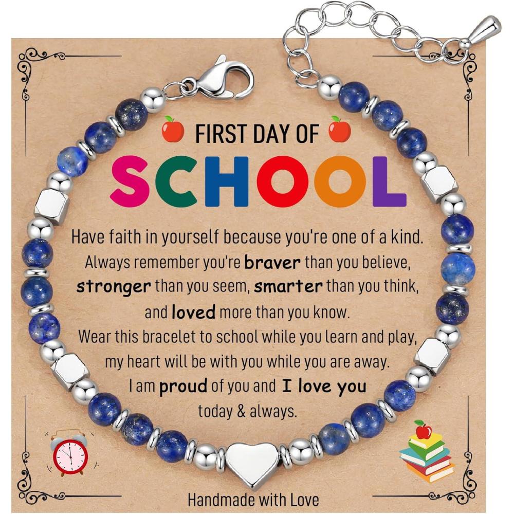 imageTONY ampamp SANDY Graduation Gifts for Her Graduation Bracelets for Women Girls Middle High School College GraduatesBack to School  Lapis Lazuli