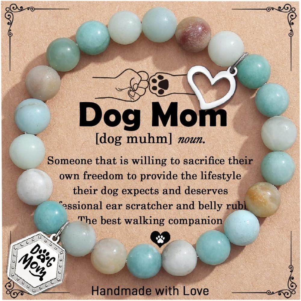 imageTONY ampamp SANDY Unique Christmas Stocking Stuffers for Women Mom Daughter Wife Friends Sister Aunt Beaded Bracelets Women Teen Girls Gifts Jewelry on Birthday Graduation EasterDog Mom