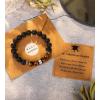 TONY & SANDY 2025 Graduation Gifts for Him Tiger Eye Bead Bracelet Men Cool College Middle High School 5th 8th Grade Graduation Gifts for Boys Son Grandson Nephew(A – Beaded Bracelet – 10mm)