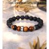 TONY & SANDY 2025 Graduation Gifts for Him Tiger Eye Bead Bracelet Men Cool College Middle High School 5th 8th Grade Graduation Gifts for Boys Son Grandson Nephew(A – Beaded Bracelet – 10mm)