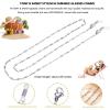 TONY & SANDY Eyeglass Chains for Women, Mask Holder lanyard Necklace, Stylish Sunglass Reading Eyeglass Chains Glasses Strap(Glitter Chain)