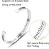 TONY & SANDY Sister Bracelet Friendship Gifts for Women Friends Birthday Graduation Gifts for Unbiological Soul Sister Women BFF Bestie Sister from Another Mister Best Friend Bracelet