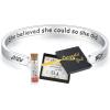 TONY & SANDY 2024 Graduation Gifts for Her Inspirational Bracelet Graduation Gifts for Girls High School Middle College Graduate – With Graduation Box and Meaningful Cards(2024 – She believed she could so she did)