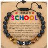 TONY & SANDY 2026 Graduation Gifts for Him, High School College Graduation Gifts for Men Cross Bracelet Son Grandson Nephew, With Grad Cap Box and Meaningful Cards(Back to School)