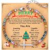 TONY & SANDY Christian Cross Bracelet for Women, Valentine’s Day Gifts for Her, Confirmation Baptism Easter Gifts, Unique Gift for Friends Daughter Mom Sister in Christ Birthday Christmas(Merry Christmas)