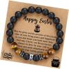TONY & SANDY Cross Bracelet Christmas Stocking Stuffers Men Boys Christian Gifts for Teen Boys Son Grandson on Birthday Graduation Easter(Easter Gifts ( 7.5 Inches ))