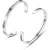 TONY & SANDY Cuff Bracelets for Women Teen Girls Best Friend Sister Mom Daughter Granddaughter Easter Birthday Mother’s Day Christmas Stocking Stuffers for Teen Girls Women Jewelry(1 – Christian Gifts – I can do all things through Christ who strengthens me)