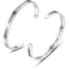 TONY & SANDY Cuff Bracelets for Women Teen Girls Best Friend Sister Mom Daughter Granddaughter Easter Birthday Mother’s Day Christmas Stocking Stuffers for Teen Girls Women Jewelry(0 – Friend Gifts – The best things in life aren’t things. They’re friends like you)