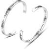 TONY & SANDY Cuff Bracelets for Women Teen Girls Best Friend Sister Mom Daughter Granddaughter Easter Birthday Mother’s Day Christmas Stocking Stuffers for Teen Girls Women Jewelry(0 – Friend Gifts – A true friendship is a journey without an end)