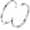 TONY & SANDY Cuff Bracelets for Women Teen Girls Best Friend Sister Mom Daughter Granddaughter Easter Birthday Mother’s Day Christmas Stocking Stuffers for Teen Girls Women Jewelry(1 – Beautiful girl you can do amazing things)