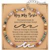 TONY & SANDY Friend Gifts for Women, Unique Valentine’s Day Gifts for Her, Sister Gifts from Sister, Wave Bracelet, Christmas Birthday Gifts for Women, Bestie Friendship Bracelets(Bestie)