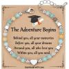 TONY & SANDY Graduation Gifts for Her, Graduation Bracelets for Women Girls Middle High School College Graduates(Amazonite)