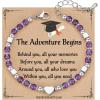 TONY & SANDY Graduation Gifts for Her, Graduation Bracelets for Women Girls Middle High School College Graduates(Amethyst)