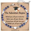 TONY & SANDY Graduation Gifts for Her, Graduation Bracelets for Women Girls Middle High School College Graduates(Lapis Lazuli)