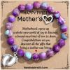 TONY & SANDY New Mom Christmas Gifts, Bead Bracelets for First Time Mom Gifts on Mother’s Day, Birthday, Stocking Stuffers(Imperial Jasper – First Mother’s Day)