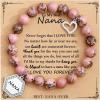 TONY & SANDY Unique Christmas Stocking Stuffers for Women, Mom, Daughter, Wife, Friends, Sister, Aunt – Beaded Bracelets Women Teen Girls Gifts Jewelry on Birthday Graduation Easter(Nana)