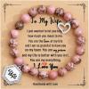 TONY & SANDY Unique Christmas Stocking Stuffers for Women, Mom, Daughter, Wife, Friends, Sister, Aunt – Beaded Bracelets Women Teen Girls Gifts Jewelry on Birthday Graduation Easter(Wife)