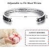 TONY & SANDY Inspirational Bracelets for Women Teen Girls Personalized Gifts for Daughter Granddaughter Mom Sister Friends Stainless Steel Engraved Cuff Birthday Easter Christmas(A – Sun & Moon – Always remember you’re braver than you believe…)