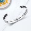 TONY & SANDY Inspirational Bracelets for Women Teen Girls Personalized Gifts for Daughter Granddaughter Mom Sister Friends Stainless Steel Engraved Cuff Birthday Easter Christmas(A – Sun & Moon – You are beautiful for you are fearfully and wonderfully made)