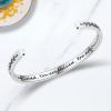 TONY & SANDY Inspirational Bracelets for Women Teen Girls Personalized Gifts for Daughter Granddaughter Mom Sister Friends Stainless Steel Engraved Cuff Birthday Easter Christmas(Leaf – You are loved you are valued you are beautiful)