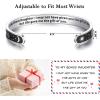 TONY & SANDY Inspirational Bracelets for Women Teen Girls Personalized Gifts for Daughter Granddaughter Mom Sister Friends Stainless Steel Engraved Cuff Birthday Easter Christmas(A – Bonus Daughter Gifts – Sun & Moon – I may not have given you the gift of life…)