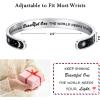 TONY & SANDY Inspirational Bracelets for Women Teen Girls Personalized Gifts for Daughter Granddaughter Mom Sister Friends Stainless Steel Engraved Cuff Birthday Easter Christmas(A – Sun & Moon – Keep shining beautiful one the world needs your light)