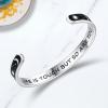 TONY & SANDY Inspirational Bracelets for Women Teen Girls Personalized Gifts for Daughter Granddaughter Mom Sister Friends Stainless Steel Engraved Cuff Birthday Easter Christmas(A – Sun & Moon – Life is tough but so are you)