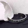 TONY & SANDY Inspirational Bracelets for Women Teen Girls Personalized Gifts for Daughter Granddaughter Mom Sister Friends Stainless Steel Engraved Cuff Birthday Easter Christmas(A – Graduation Gifts – Sun & Moon – Behind you  all your memories. Before you  all your dreams..)
