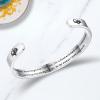 TONY & SANDY Inspirational Bracelets for Women Teen Girls Personalized Gifts for Daughter Granddaughter Mom Sister Friends Stainless Steel Engraved Cuff Birthday Easter Christmas(A – Niece Gifts – Never forget that I love you…Be the woman I know you can be)