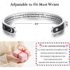 TONY & SANDY Inspirational Bracelets for Women Teen Girls Personalized Gifts for Daughter Granddaughter Mom Sister Friends Stainless Steel Engraved Cuff Birthday Easter Christmas(A – Granddaughter Gifts – If I could give you one thing in life…how special you are to me)