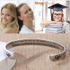 TONY & SANDY Inspirational Bracelets for Women Teen Girls Personalized Gifts for Daughter Granddaughter Mom Sister Friends Stainless Steel Engraved Cuff Birthday Easter Christmas(A – Niece Gifts – Never forget that I love you…Be the woman I know you can be)