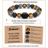 TONY & SANDY Valentines Day Gifts for Him, Natural Stone Bracelets for Men, Boys, Son, Grandson, Nephew, Boyfriend, Dad, Step Dad – Birthday Christmas Easter Gifts for Teens Boys Men Adults(To My Husband)