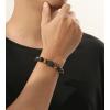 TONY & SANDY Valentines Day Gifts for Him, Natural Stone Bracelets for Men, Boys, Son, Grandson, Nephew, Boyfriend, Dad, Step Dad – Birthday Christmas Easter Gifts for Teens Boys Men Adults(To My Dad)