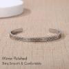 TONY & SANDY Inspirational Bracelets for Women Teen Girls Personalized Gifts for Daughter Granddaughter Mom Sister Friends Stainless Steel Engraved Cuff Birthday Easter Christmas(A – Memorial gifts – A piece of my heart is in heaven)