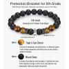 TONY & SANDY 2026 Graduation Gifts for Him Tiger Eye Bead Bracelet Men Cool College Middle High School 5th 8th Grade Graduation Gifts for Boys Son Grandson Nephew