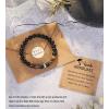 TONY & SANDY 2026 Graduation Gifts for Him Tiger Eye Bead Bracelet Men Cool College Middle High School 5th 8th Grade Graduation Gifts for Boys Son Grandson Nephew