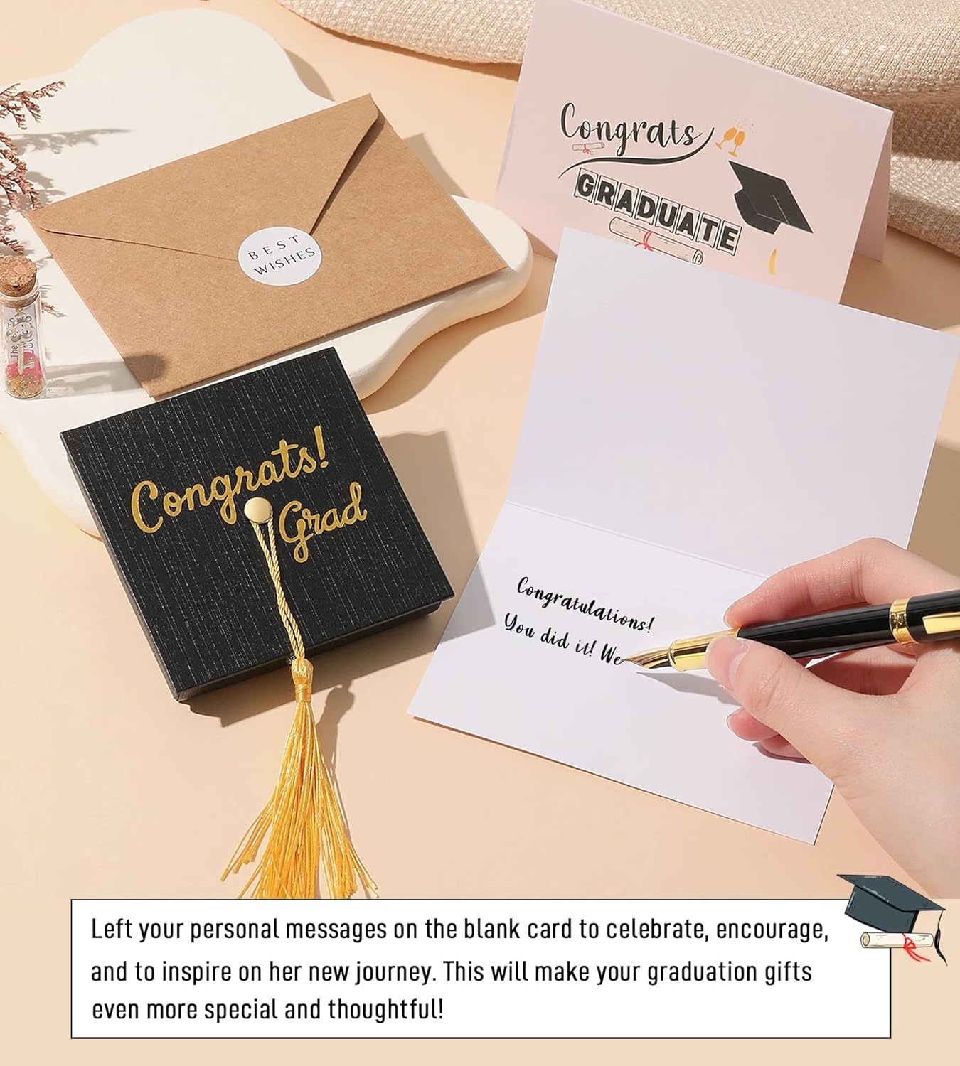 image:imageTONY amp SANDY 2024 Graduation Gifts for Her Inspirational Bracelet Graduation Gifts for Girls High School Middle College Graduate With Graduation Box and Meaningful Cards