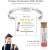 TONY & SANDY 2024 Graduation Gifts for Her Inspirational Bracelet Graduation Gifts for Girls High School Middle College Graduate – With Graduation Box and Meaningful Cards