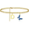 Ankle Bracelets for Teen Girls Women – Gold Anklets for Women – Women’s Anklets – Stainless Steel Anklet Summer Beach Foot Jewelry Non Tarnish Mothers Day Graduation Gifts for Her Friends Female Mom
